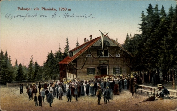 Ak Pohorje Slowenien, vila Planinka