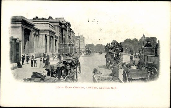 10 alte AK London City, verschiedene Ansichten