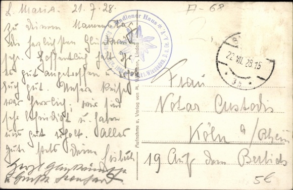 Postcard Partenen Gaschurn in Vorarlberg, Madlener Haus, Hochmaderer