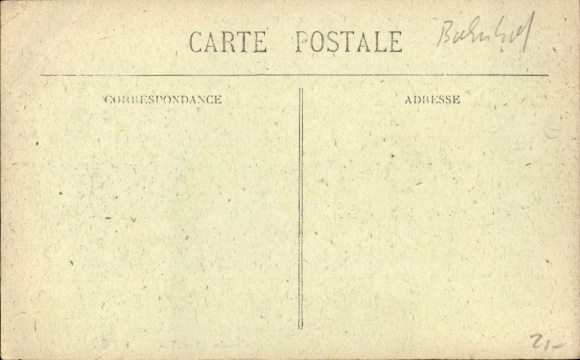 Postcard Pau Pyrénées-Atlantiques, Gare, Chaine des Pyrenees