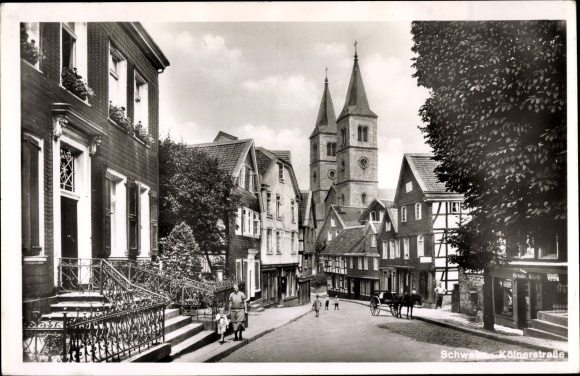 Ansichtkaart Schwelm in Westfalen, Kölner Strasse