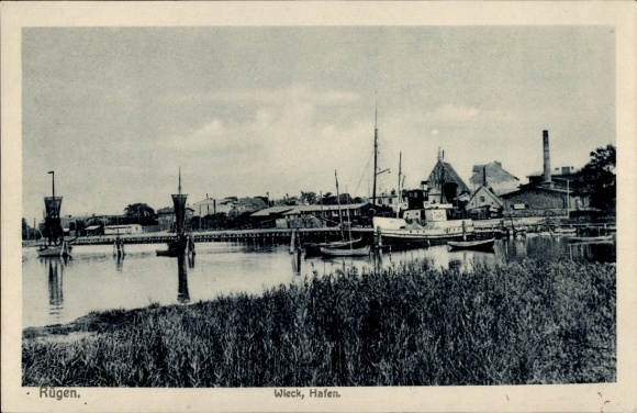 Ak Wiek op Rügen, haven