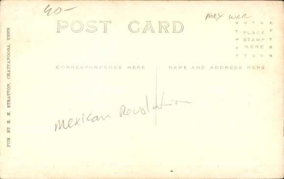 Photo Postcard Vera Cruz Mexico, Hotel Dilicencias killed men, revolution