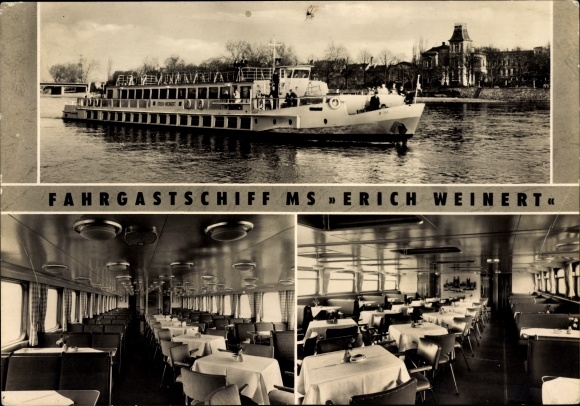 PC passenger ship MS Erich Weinert, White Fleet, interior view
