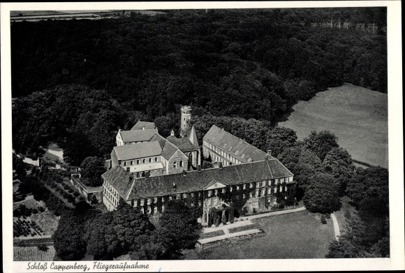 Ak Cappenberg Selm im Münsterland, Schloss Cappenberg, Luftbild