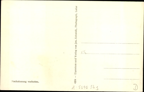 Postcard Ramsau in the Berchtesgadener Land Upper Bavaria, Hirschbühel, Hirschbichl Pass, Mühlsturzhorn