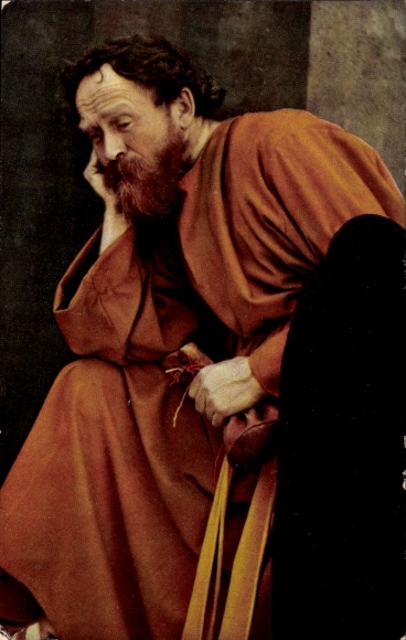 PC actor Guido Mayr, Judas, Passion Play Oberammergau 1922