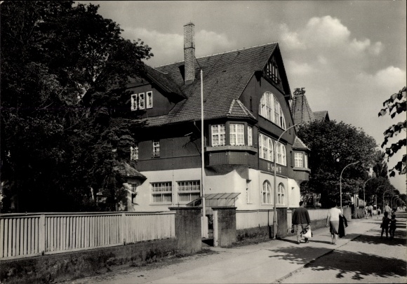 Postcard Ostseebad Bansin Heringsdorf on Usedom, FDGB recreation home Seehof