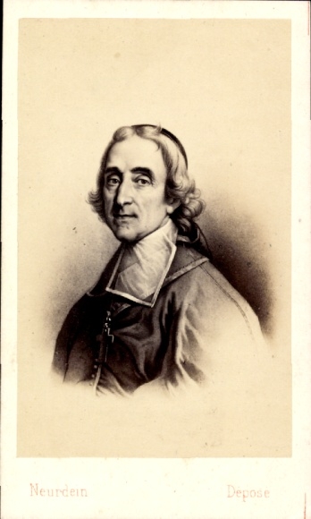 Carte de Visite François de Salignac de La Mothe Fénelon, archeveque de Cambrai