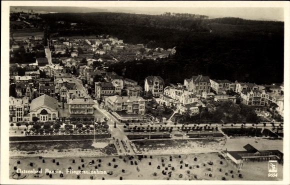 PC Ostseebad Bansin Heringsdorf on Usedom, aerial photo