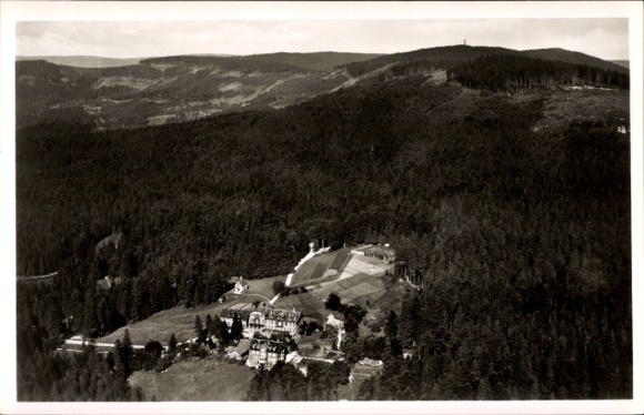 Postcard Bühl in Baden Black Forest, aerial photograph