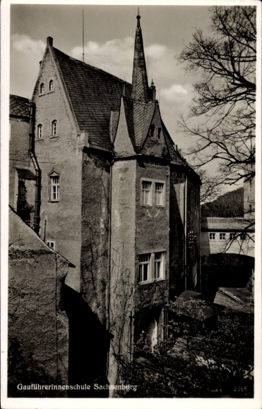 Ak Frankenberg in Sachsen, Gauführerinnenschule Schloss Sachsenburg