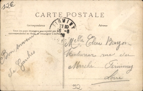 Postcard Garches Hauts de Seine, Municipal Schools