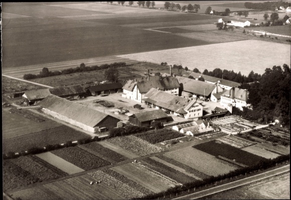 PC Feldkirchen Ainring in Upper Bavaria, aerial photo, Gut Oberndorf