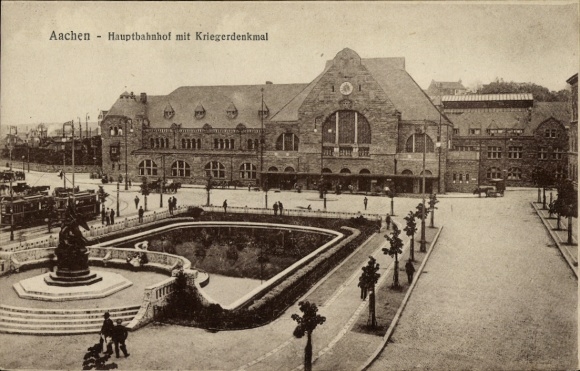 Ak Aachen, Hauptbahnhof