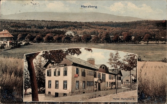 Postcard Oberursel in Taunus Hessen, Hotel Hohemark, Herzberg