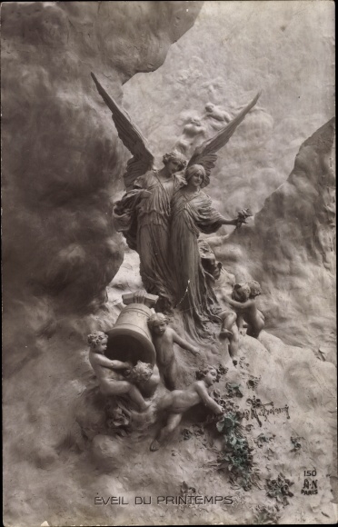 Artist PC Mastroianni, D., Eveil du Printemps, angel, bell