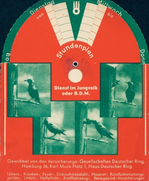 Rotating timetable, service in the Jungvolk or BDM, Deutscher Ring