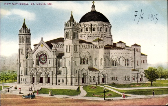 Ak Saint Louis Missouri VS, nieuwe kathedraal
