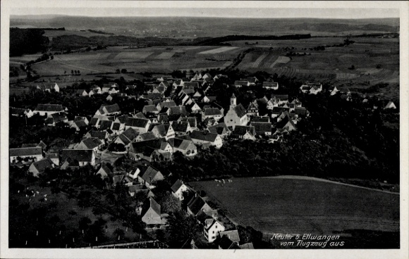 Postcard Neuler in the Ostalbkreis Württemberg, aerial photograph
