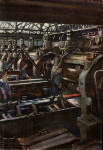 Postcard Linke Hofmann Lauchhammer AG, pipe drawing, 200th anniversary Lauchhammer