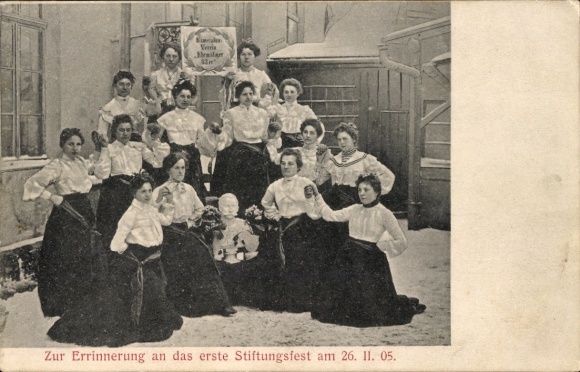 Postcard foundation festival November 29, 1905, comrade association former 63er
