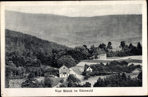 Ak Reichelsheim im Odenwald, Vier Stöck, Pension zum Burgviertel