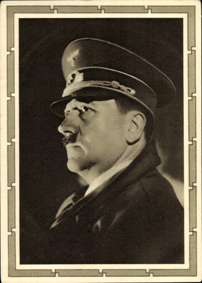 Postwaardestuk Ak Führer en Rijkskanselier Adolf Hitler, portret