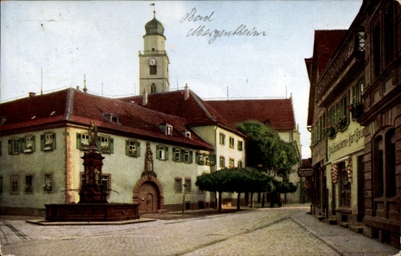 Postcard Bad Mergentheim in Tauberfranken, Spital
