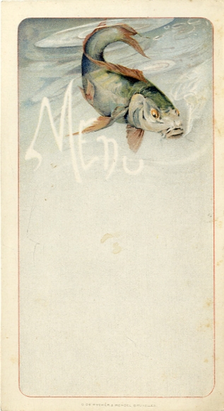 Menükarte, F.L. Caillers, Swiss Milk Chocolate
