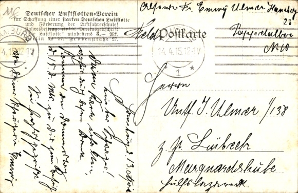 Artist Postcard Eckenbrecher, T. v., departure of German planes for terrain reconnaissance