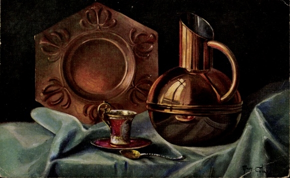 Artist Postcard Golay, Mary, Still Life