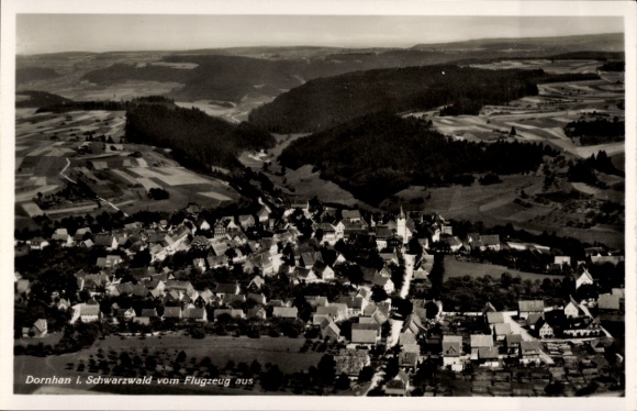 Ak Dornhan im Schwarzwald, Fliegeraufnahme