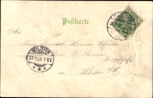 litho Lohengrin in reliëf, Zwanenridder in zilveren harnas