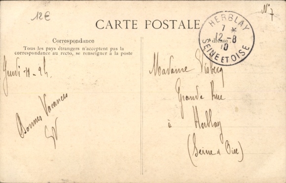 Postcard Robinson Hauts de Seine, la Ferme de Malabry