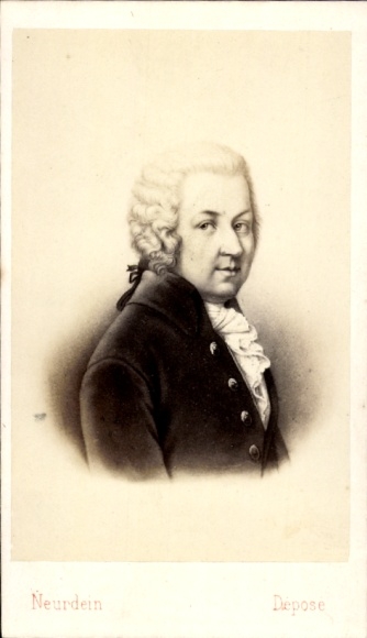 Carte de Visite Composer Wolfgang Amadeus Mozart, Viennese Classicism
