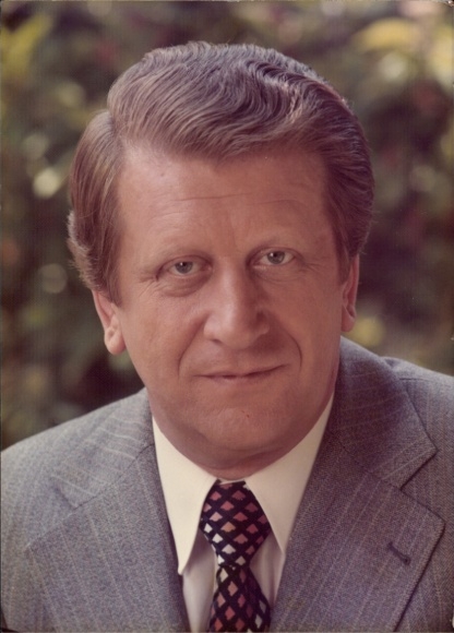 Foto Politiker Werner Scherer, saarländischer Kultusminister, Autogramm