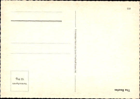 Postcard Music Group The Beatles, John, Paul, George, Ringo