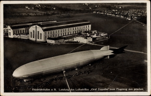PC Friedrichshafen am Bodensee, Graf Zeppelin, landing, airfield