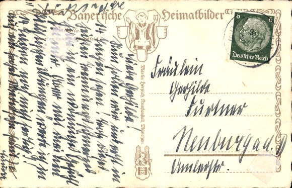 Ak Donaustauf in der Oberpfalz, Walhalla, Wandfeld