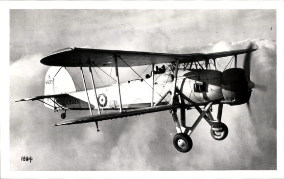 Photo British military aircraft Fairey Swordfish, K5933