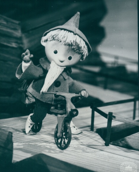 Photo Our Sandman, Sandman, GDR children&#39;s television, bicycle