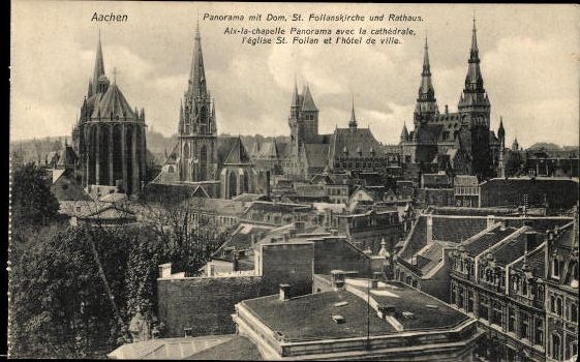 11 old PCs Aachen in North Rhine-Westphalia, various views