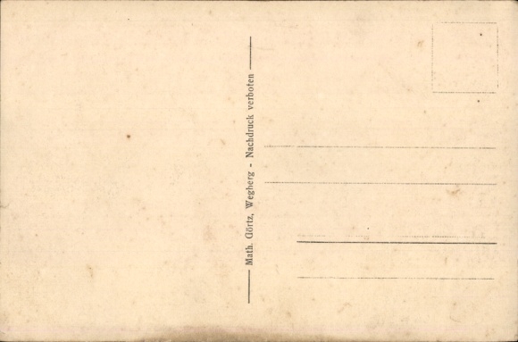 Postcard Wegberg Kreis Heinsberg, Hospital