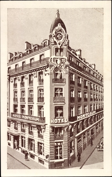 Ansichtkaart Paris X., Hotel Montcalm, Rue d'Hauteville