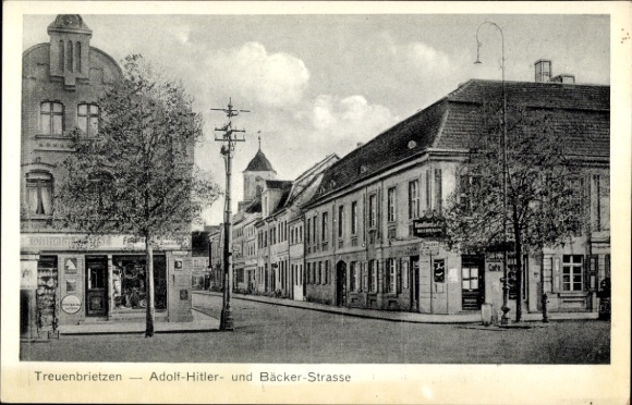 PC Treuenbrietzen in Brandenburg, Adolf Hitler Street, Bäckerstraße