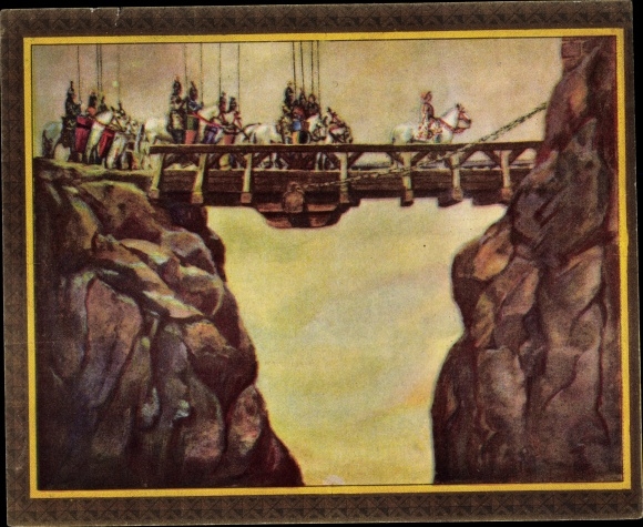 Collection picture Das Nibelungen-Lied, II. Frieze, Brunhilde, How Siegfried moved into Worms