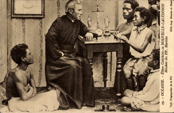 KP Nouvelle-Calédonie Nowa Kaledonia, Eleves Catechistes Missions des PP Maristes