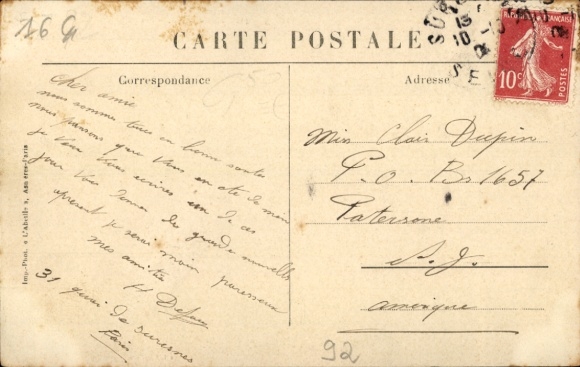 Postcard Suresnes Hauts de Seine, Les Ecluses, steamer, canal view,