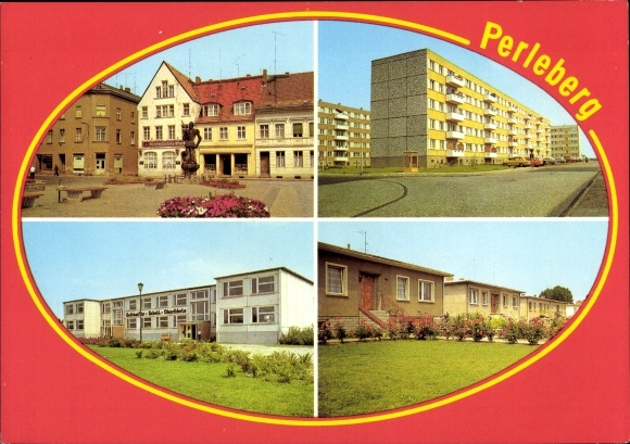 PC Perleberg in the Prignitz, Great Market, Heinrich-Heine-Strasse, Geschwister-Scholl-Oberschule